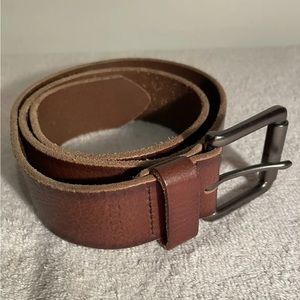 Fossil SMB1021200 Size 32/80 Thaxter Men’s Leather Belt BROWN